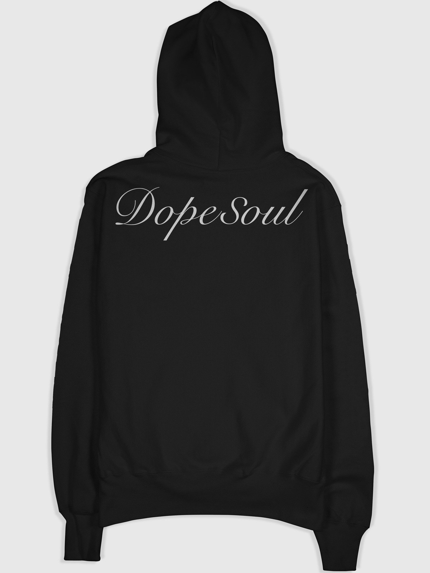 BLACK WORDMARK AND SKULL HOODIE product image (1)